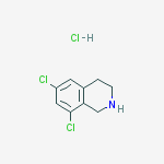 6,8-DICHLORO-1,2,3,4-TETRAHYDROISOQUINOLINE HYDROCHLORIDE结构式