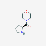 Structure of Morpholine, 4-[(2S)-2-pyrrolidinylcarbonyl]-
