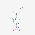 Structure of ethyl 2-chloro-4-nitrobenzoate