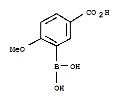 Structure of 3-BORONO-4-METHOXYBENZOIC ACID