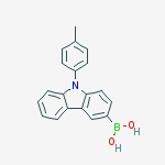 Structure of Boronic acid, [9-(4-methylphenyl)-9H-carbazol-3-yl]-