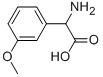 Structure of AMINO-(3-METHOXY-PHENYL)-ACETIC ACID