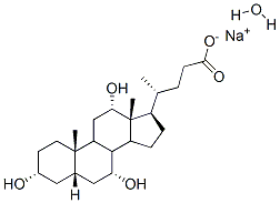 Chemical structure of SODIUM CHOLATE HYDRATE