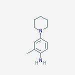 Structure of 2-METHYL-4-(1-PIPERIDINYL)-BENZENAMINE
