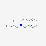 Structure of 2-(3,4-dihydro-1H-isoquinolin-2-yl)acetic acid