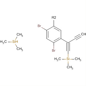 Silane, [(4,6-dibromo-1,3-phenylene)di-2,1-ethynediyl]bis[trimethyl-结构式