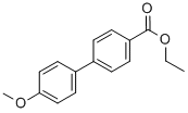 4-甲氧基-4-连苯基羧酸乙酯结构式
