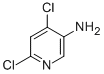 5-氨基-2,4-二氯吡啶结构式