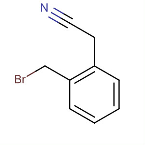 Benzeneacetonitrile, 2-(bromomethyl)-结构式