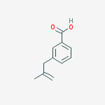 Structure of 3-(2-METHYL-ALLYL)-BENZOIC ACID