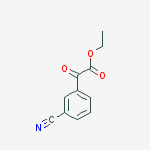 Structure of ETHYL 3-CYANOBENZOYLFORMATE