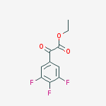 ETHYL 3,4,5-TRIFLUOROBENZOYLFORMATE结构式