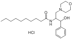 Structure of (+/-)-THREO-1-PHENYL-2-DECANOYLAMINO-3-MORPHOLINO-1-PROPANOL HYDROCHLORIDE