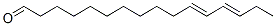 11,13-Hexadecadienal, (E,E)-结构式