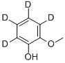 愈创木酚-D4 的化学结构式