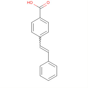 Benzoic acid, 4-(2-phenylethenyl)-结构式