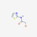 Structure of acetamide, 2-bromo-N-2-thiazolyl-