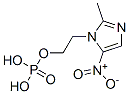 Structure of 2-(2-methyl-5-nitro-imidazol-1-yl)ethoxyphosphonic acid
