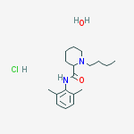 Structure of Bupivacaine Hydrochloride (500 mg)