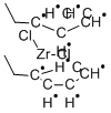 Structure of Bis(ethylcyclopentadienyl)zirconium dichloride