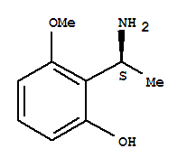 Structure of Phenol,2-[(1S)-1-aminoethyl]-3-methoxy-