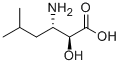 (2S,3S)-3-AMINO-2-HYDROXY-5-METHYL-HEXANOIC ACID结构式