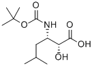 Structure of N-BOC-(2R,3S)-2-HYDROXY-3-AMINO-5-METHYLHEXANOIC ACID