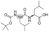 Structure of BOC-LEU-LEU-OH