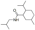Structure of 2-(isopropyl)-N-(2-methylpropyl)-5-methylcyclohexanecarboxamide