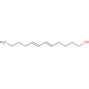 Structure of 5,7-Dodecadien-1-ol, (E,E)-