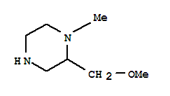 PIPERAZINE,2-(METHOXYMETHYL)-1-METHYL-结构式