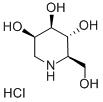 Structure of 1-DEOXYMANNOJIRIMYCIN HYDROCHLORIDE
