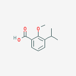 Structure of 2-methoxy-3-propan-2-ylbenzoic acid