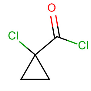 Structure of Cyclopropanecarbonyl chloride, 1-chloro-