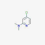 4-chloro-2-(dimethylamino)pyridine结构式