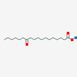 12-KETOSTEARIC ACID SODIUM SALT结构式