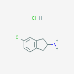 Structure of 5-CHLORO-INDAN-2-YLAMINEHCLSALT
