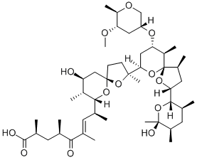 Structure of leuseramycin