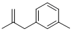 2-Methyl-3-(3-methylphenyl)prop-1-ene结构式