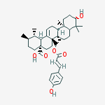 27-p-Coumaroyloxyursolic acid结构式
