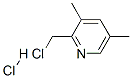Structure of 3,5-DIMETHYL 2-CHLORMETHYL PYRIDINE.HCL