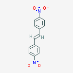 Structure of Benzene, 1,1'-(1,2-ethenediyl)bis(4-nitro-, (E)-