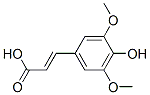 Structure of trans-4-Hydroxy-3,5-dimethoxy-cinnamic acid