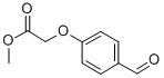 Structure of methyl (4-formylphenoxy)acetate