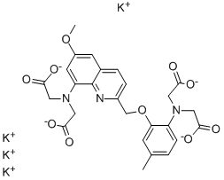 Structure of QUIN 2, TETRAPOTASSIUM SALT