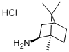 Structure of (1R,2S)-(+)-BORNYLAMINE HCL
