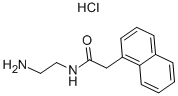 Structure of 1-Naphthaleneacetamide,N-(2-aminoethyl)-, hydrochloride (1:1)