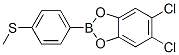 5,6-Dichloro-2-[4-(methylthio)phenyl]-1,3,2-benzodioxaborole结构式
