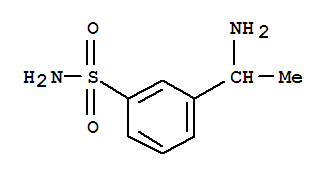 Structure of 3-(1-aminoethyl)benzenesulfonamide
