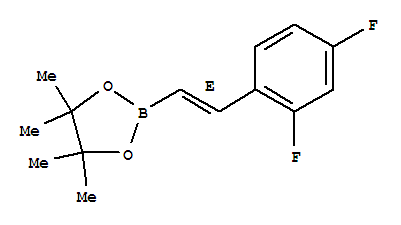Structure of E-2-(2 4-DIFLUOROPHENYL)VINYLBORONIC AC&